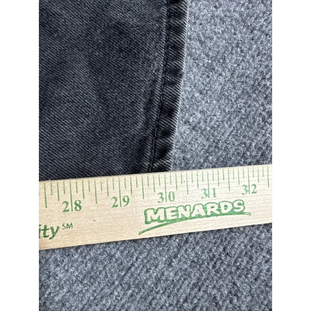 Levi's Jeans Mens Size 34x30 Black 505 Regular Fit Straight Leg Denim Pants